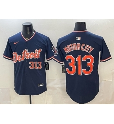 Men Detroit Tigers 313 Motor City Navy 2026 Alternate Vapor Premier Limited Stitched Baseball Jersey Men Detroit Tigers 313 Motor City Navy 2026 Alternate Vapor Premier Limited Stitched Baseball Jersey