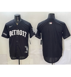 Men Detroit Tigers Blank 2026 Black Motor Gothic Edition Vapor Premier Limited Stitched Baseball Jersey Men Detroit Tigers Blank 2026 Black Motor Gothic Edition Vapor Premier Limited Stitched Baseball Jersey