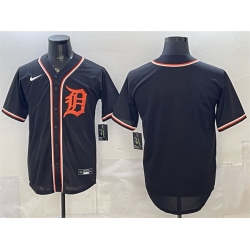 Men Detroit Tigers Blank 2026 Fashion Replica Black Out Stitched Baseball Jersey