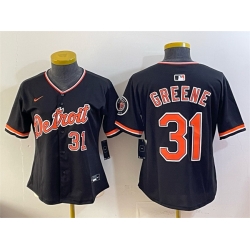 Youth Detroit Tigers  31 Riley Greene Black 2026 Alternate Vapor Premier Limited Stitched Baseball Jersey