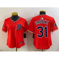 Youth Detroit Tigers  31 Riley Greene Orange 2026 Alternate Vapor Premier Limited Stitched Baseball Jersey