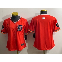 Youth Detroit Tigers Blank Orange 2026 Alternate Vapor Premier Limited Stitched Baseball Jersey