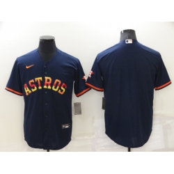 Men Houston Astros Blank 2022 Navy Cool Base Stitched Jerse