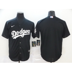 Dodgers Blank Black 2020 Nike Cool Base Jersey