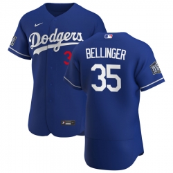 Men Los Angeles Dodgers 35 Cody Bellinger Men Nike Royal Alternate 2020 World Series Bound Flex Base Player MLB Jersey