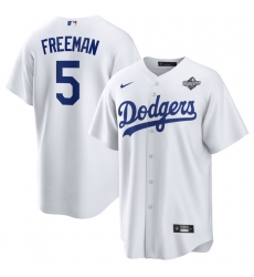 Men Los Angeles Dodgers 5 Freddie Freeman White 2025 World Series Home Cool Base Stitched Baseball Jersey Men Los Angeles Dodgers 5 Freddie Freeman White 2025 World Series Home Cool Base Stitched Baseball Jersey