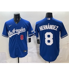 Men Los Angeles Dodgers 8 Enrique Hernandez Royal Alternate Stadium Stitched Baseball Jersey Men Los Angeles Dodgers 8 Enrique Hernandez Royal Alternate Stadium Stitched Baseball Jersey