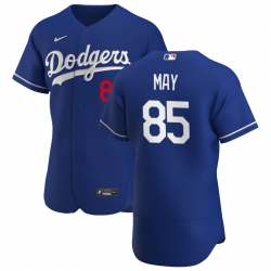 Men Los Angeles Dodgers 85 Dustin May Men Nike Royal Alternate 2020 Flex Base Player MLB Jersey