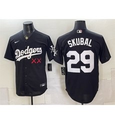 Men Los Angeles Dodgers x KAWS 29 Tarik Skubal Black Vapor Premier Limited Stitched Baseball Jersey Men Los Angeles Dodgers x KAWS 29 Tarik Skubal Black Vapor Premier Limited Stitched Baseball Jersey
