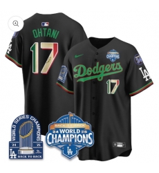 Men Los Angeles Mexico World Series Champions Jersey 9X Champions Stitched Baseball Jersey Ohtani