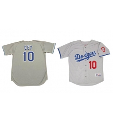 Men Ron Cey 1981 Los Angeles Dodgers Grey Road Jersey