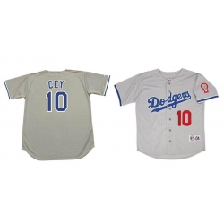 Men Ron Cey 1981 Los Angeles Dodgers Grey Road Jersey