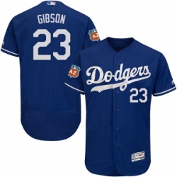 Mens Majestic Los Angeles Dodgers 23 Kirk Gibson Royal Blue Flexbase Authentic Collection MLB Jersey