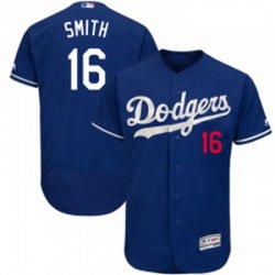 Will Smith Mens Los Angeles Dodgers Royal Authentic Flex Base Alternate Collection Jersey Majestic