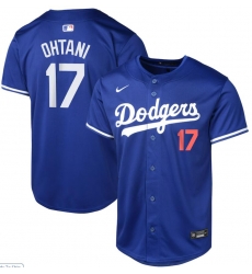 Women Los Angeles Dodgers Shohei Ohtani #17 Blue 2024 Home Stitched Jersey