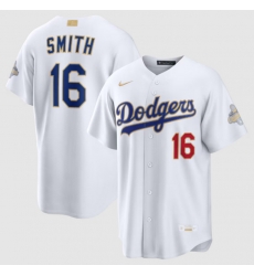 Youth Los Angeles Dodgers Will Smith Nike White 2026 Gold Collection Stadium Jersey Youth Los Angeles Dodgers Will Smith Nike White 2026 Gold Collection Stadium Jersey