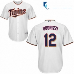 Youth Majestic Minnesota Twins 12 Jake Odorizzi Replica White Home Cool Base MLB Jersey 