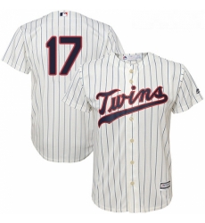 Youth Majestic Minnesota Twins 17 Jose Berrios Authentic Cream Alternate Cool Base MLB Jersey