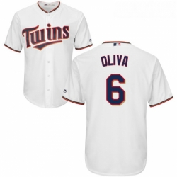 Youth Majestic Minnesota Twins 6 Tony Oliva Authentic White Home Cool Base MLB Jersey