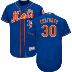 Mens Majestic New York Mets 30 Michael Conforto Royal Blue Alternate Flex Base Authentic Collection MLB Jersey