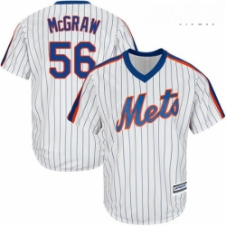 Mens Majestic New York Mets 45 Tug McGraw Replica White Alternate Cool Base MLB Jersey