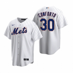 Mens Nike New York Mets 30 Michael Conforto White 2020 Home Stitched Baseball Jerse