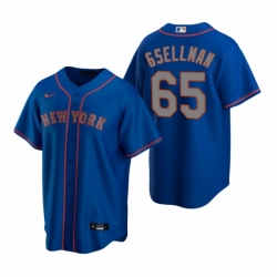 Mens Nike New York Mets 65 Robert Gsellman Royal Alternate Road Stitched Baseball Jersey