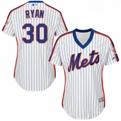 Womens Majestic New York Mets 30 Nolan Ryan Replica White Alternate Cool Base MLB Jersey