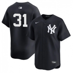 Men New York Yankees  31 Cam Schlittler Navy 2026 Alternate Limited Stitched Baseball Jersey