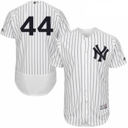 Mens Majestic New York Yankees 44 Reggie Jackson White Home Flex Base Authentic Collection MLB Jersey