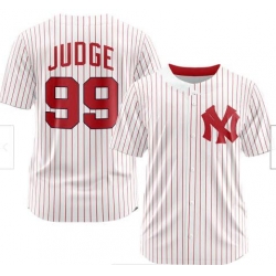 New York Yankees #99 Aaron Judge Pinstripe Jersey