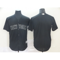 Yankees Blank Black 2019 Players 27 Weekend Player Jersey