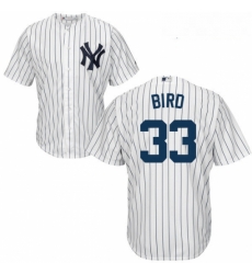 Youth Majestic New York Yankees 33 Greg Bird Authentic White Home MLB Jersey