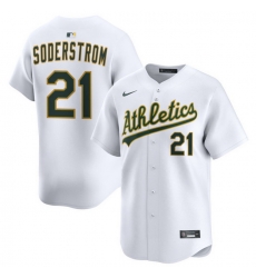 Men Athletics Nike Home Limited Custom Jersey White Soderstrom Tyler 21