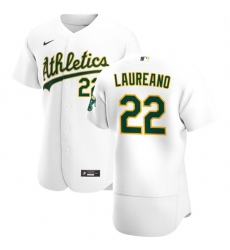 Oakland Athletics 22 Ramon Laureano Men Nike White Home 2020 Authentic Player MLB Jersey