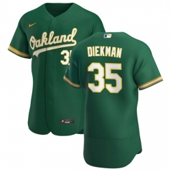 Oakland Athletics 35 Jake Diekman Men Nike Kelly Green Alternate 2020 Authentic Player MLB Jersey