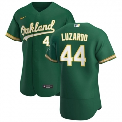 Oakland Athletics 44 Jesus Luzardo Men Nike Kelly Green Alternate 2020 Authentic Player MLB Jersey