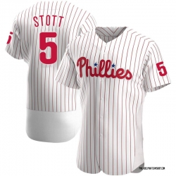 Men Philadelphia Phillies 5 Bryson Stott White Flexbase Stitched Jersey