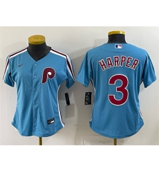 Youth Philadelphia Phillies 3 Bryce Harper Blue Stitched Jersey Youth Philadelphia Phillies 3 Bryce Harper Blue Stitched Jersey
