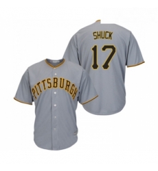 Youth Pittsburgh Pirates 17 JB Shuck Replica Grey Road Cool Base Baseball Jersey 