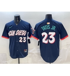 Men San Diego Padres  Fernando Tatis Jr  Obsidian 2026 City Connect Limited Stitched Baseball Jersey