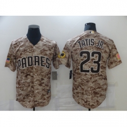 Men's San Diego Padres #23 Fernando Tatis Jr. Authentic Camo Realtree Collection Jersey