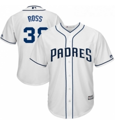 Youth Majestic San Diego Padres 38 Tyson Ross Authentic White Home Cool Base MLB Jersey 