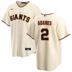 Men San Francisco Giants 2 Willy Adames Cream Cool Base Stitched Baseball Jersey