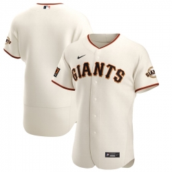 Men San Francisco Giants Men Nike Cream Home 2020 Flex Base Team MLB Jersey