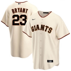 Men's San Francisco Giants #23 Kris Bryant Cream Cool Base Nike Jersey