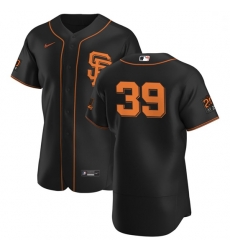 San Francisco Giants 39 Rico Garcia Men Nike Black Alternate 2020 Authentic 20 at 24 Patch Player MLB Jersey