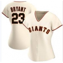 Women San Francisco Giants #23 Kris Bryant Cream Cool Base Nike Jersey