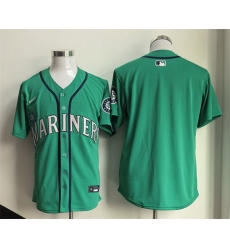 Men Seattle Mariners Blank Aqua Limited Stitched jersey