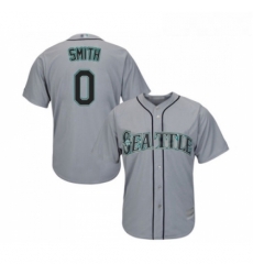 Youth Seattle Mariners 0 Mallex Smith Replica Grey Road Cool Base Baseball Jersey 